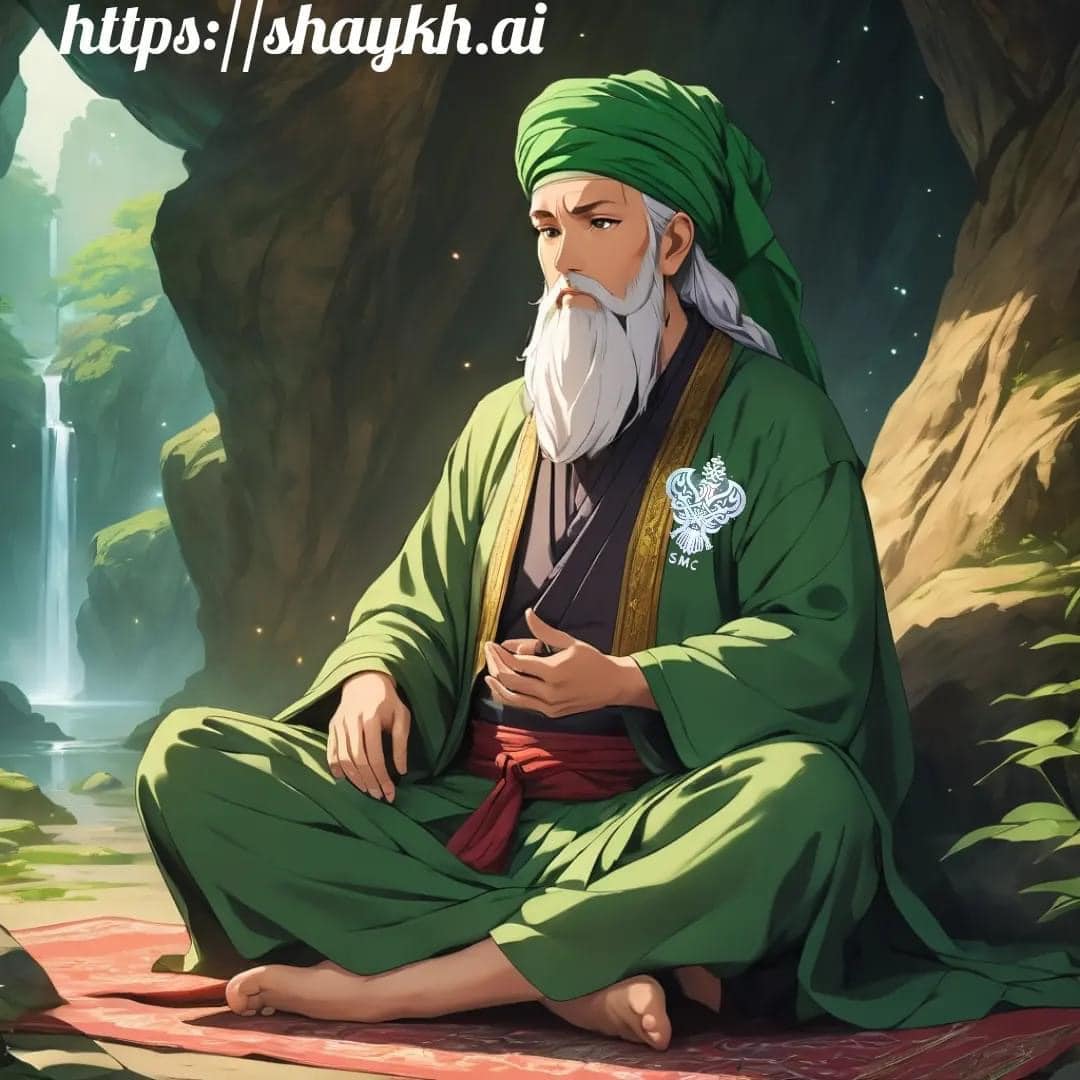 A sufi man in a cave