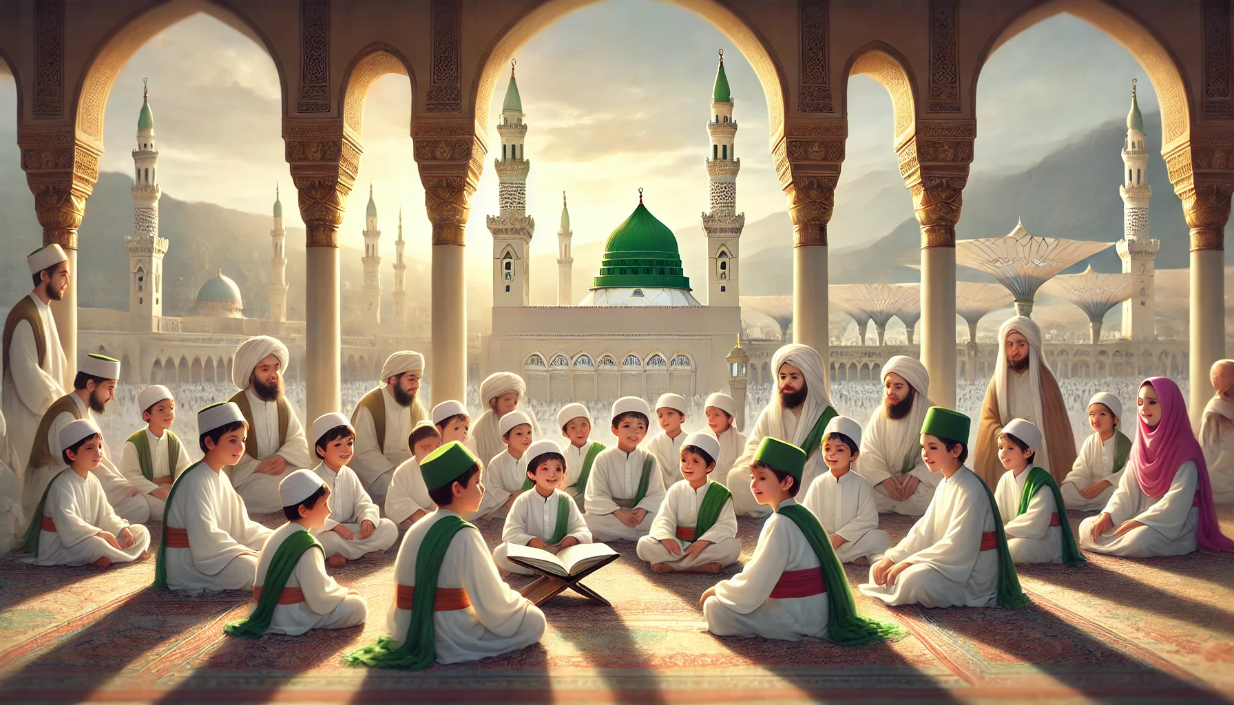 Group of children in Madina