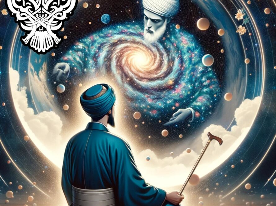 A Sufi sitting in space and the cosmos within