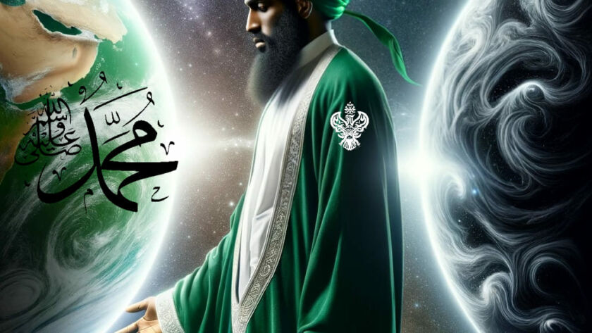 A sufi in space between the orbit of two planets