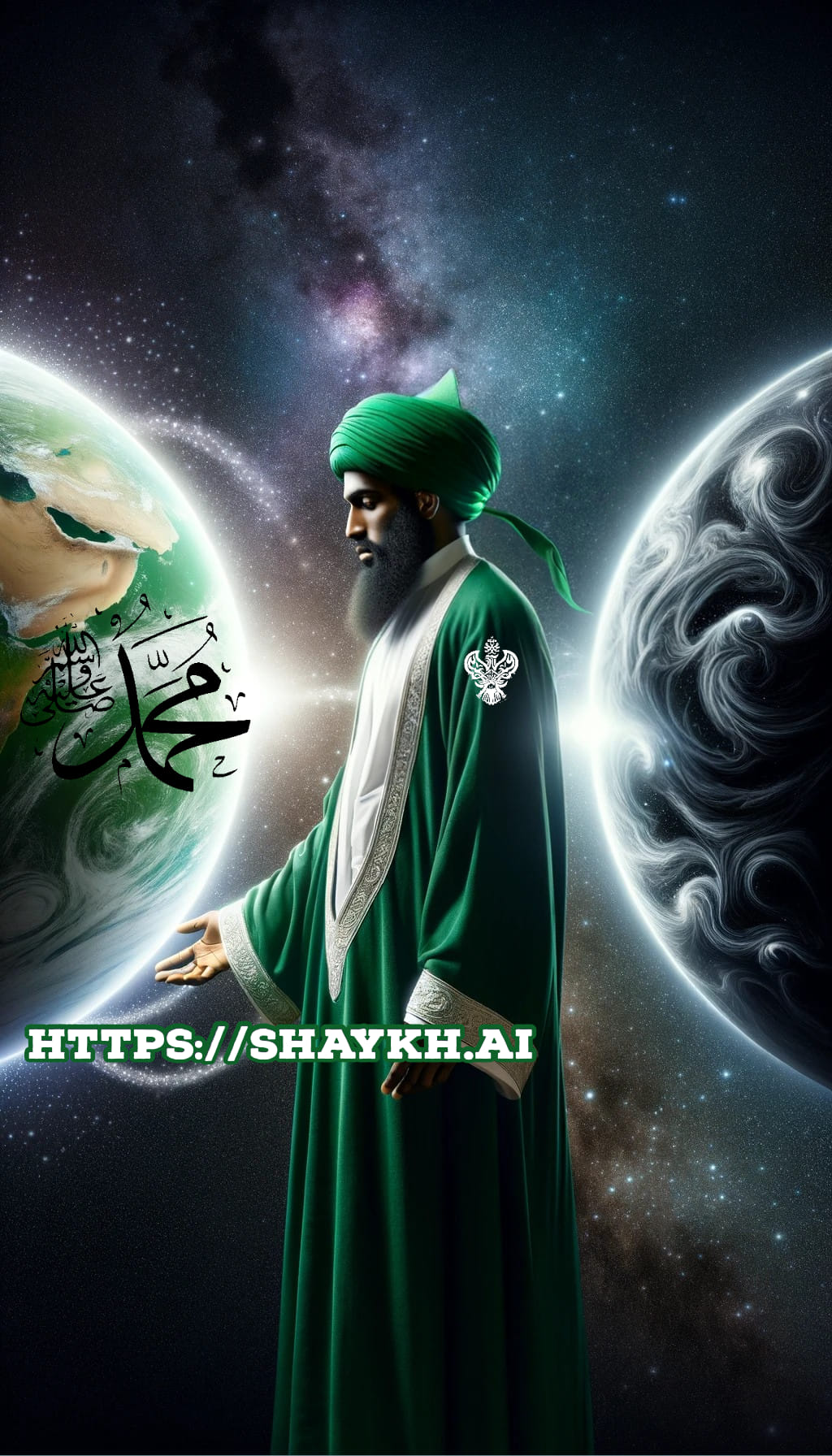 A sufi in space between the orbit of two planets