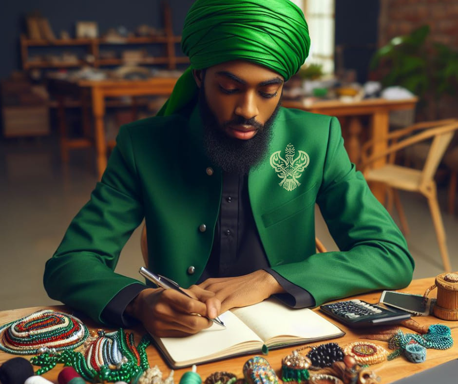 A sufi person of color doing business