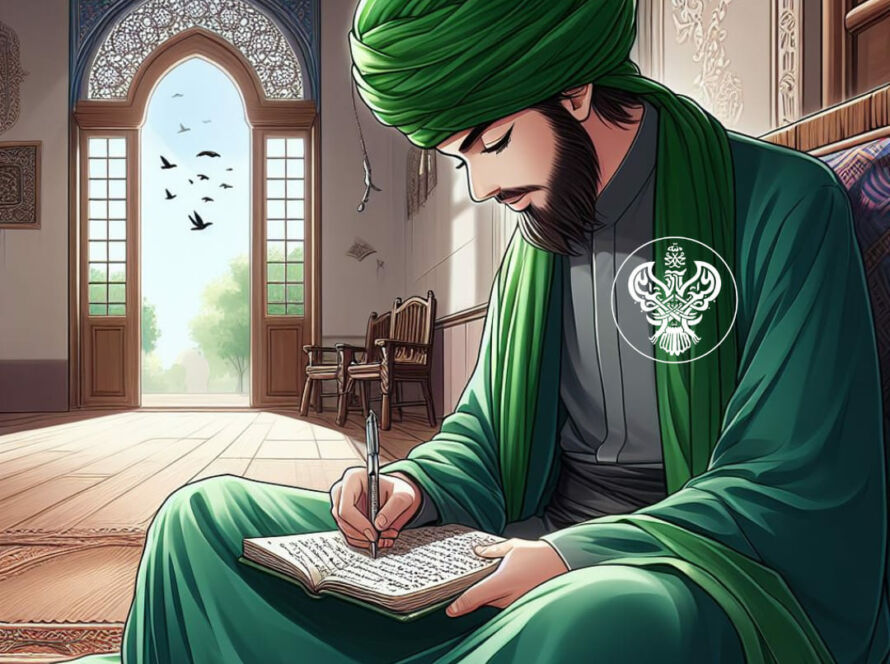 A sufi writing the last chapter