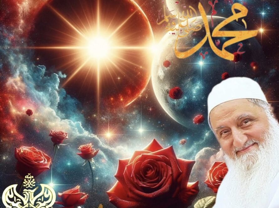 A shaykh and roses