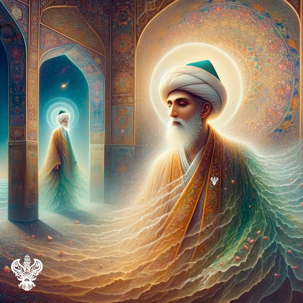 A sufi melding into his surroundings and Tawajjuh