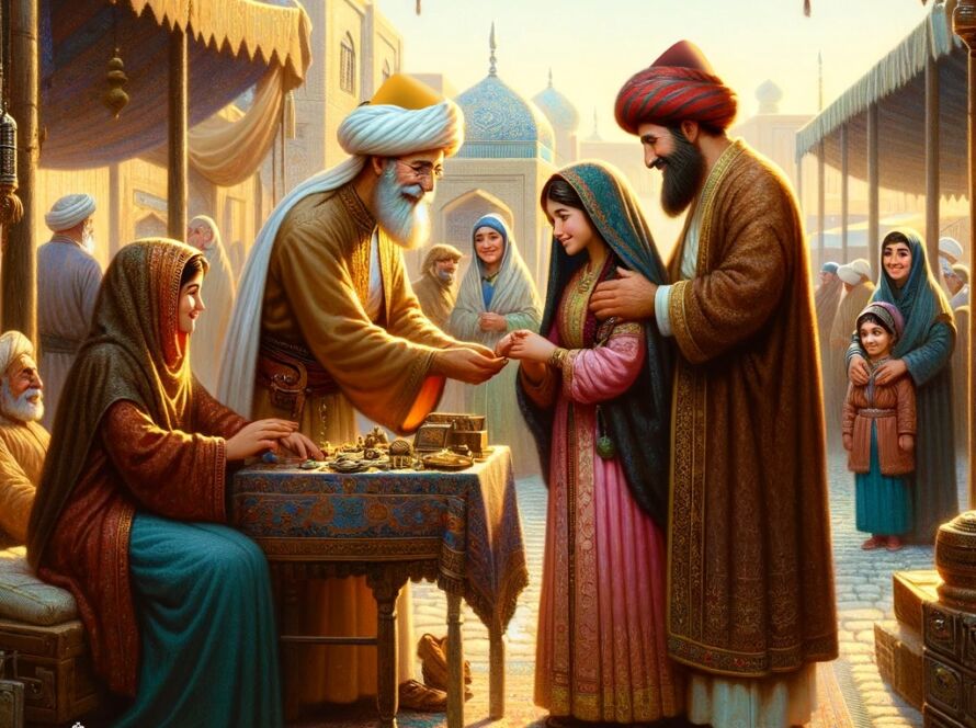 A islamic sufi business in a market