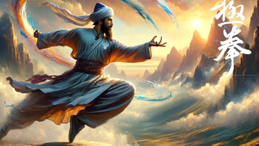 A sufi doing kung fu