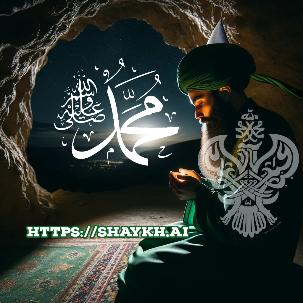 A sufi in a cave