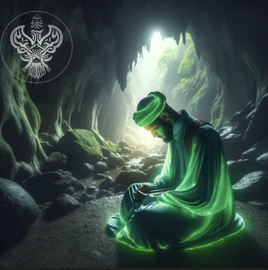 A sufi in a cave in seclusion in the month of Rajab