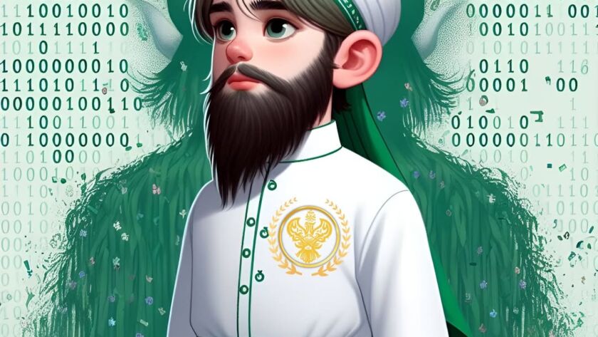 A sufi, green matrix and bad character