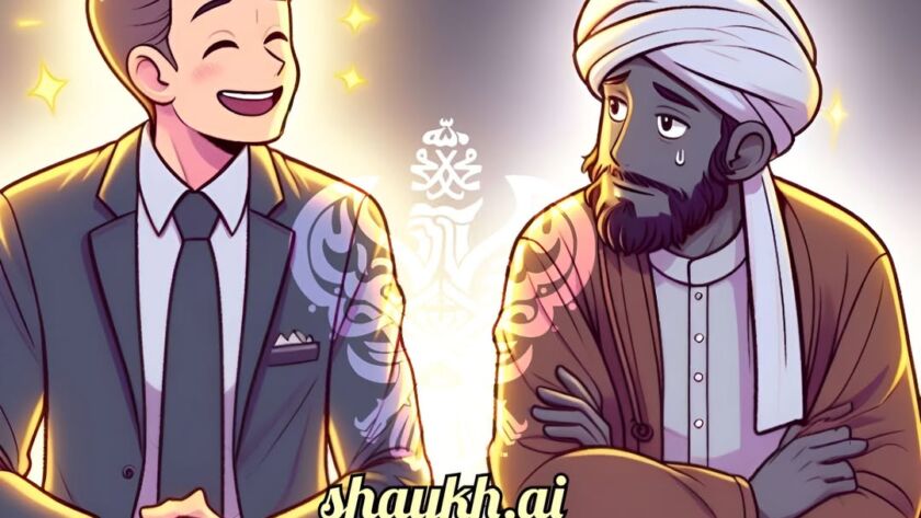 A sufi listening to complaints