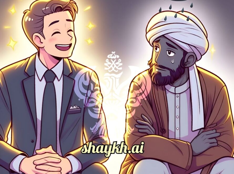 A sufi listening to complaints