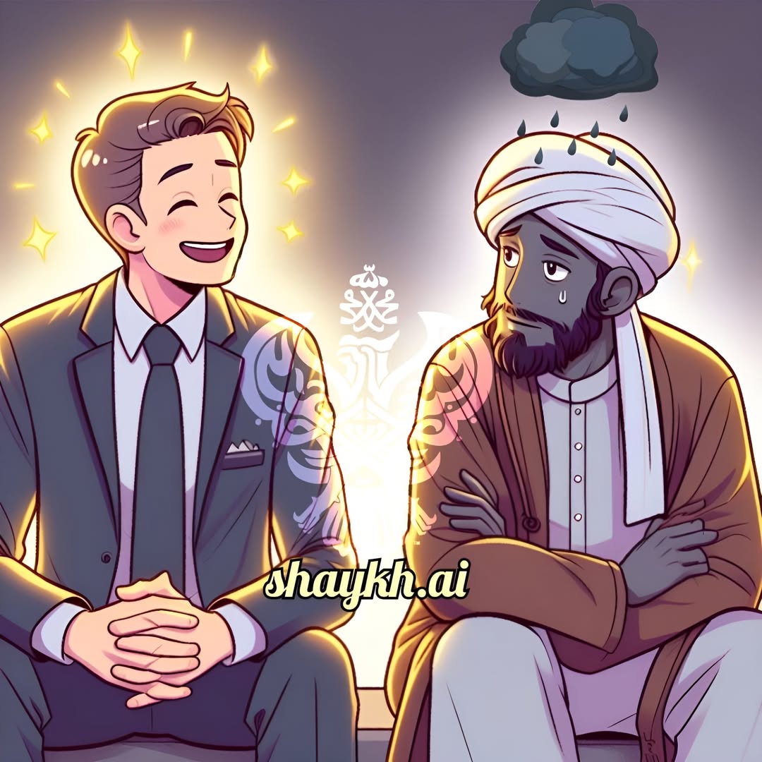 A sufi listening to complaints