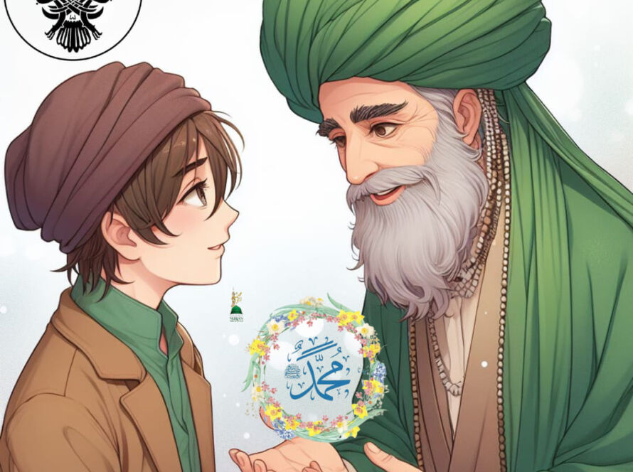 A sufi shaykh, his student and manners