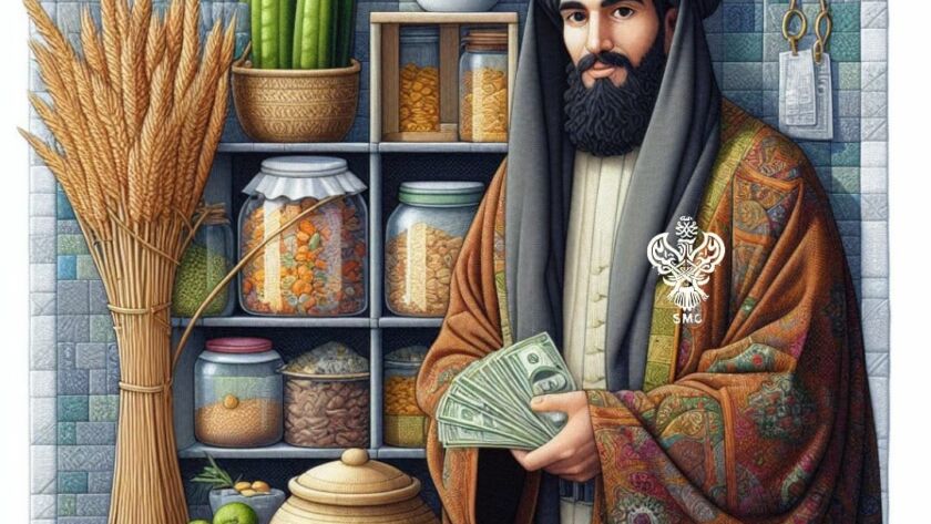 A sufi with his emergency stash at home in last days