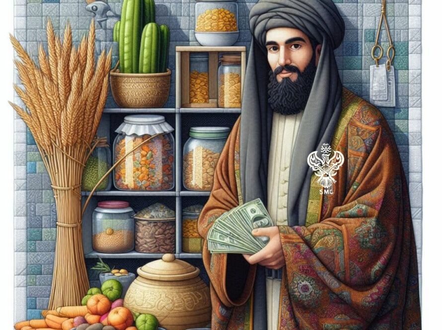 A sufi with his emergency stash at home in last days