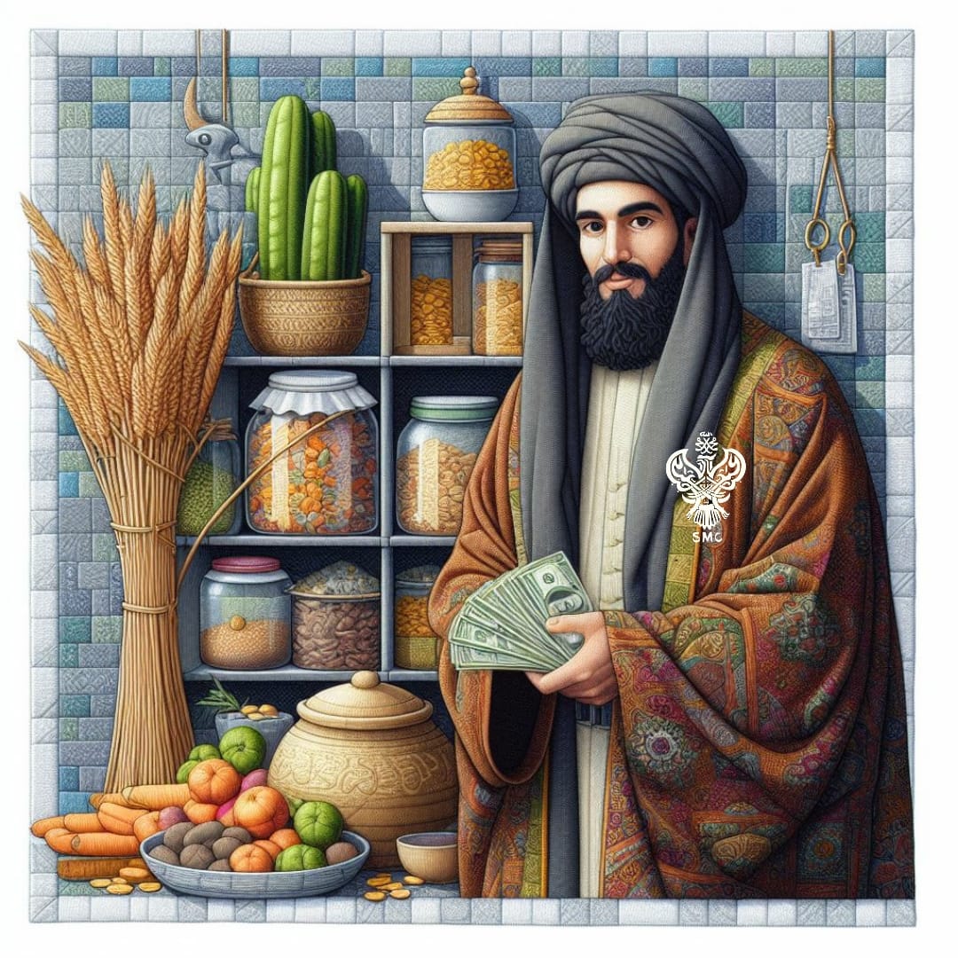 A sufi with his emergency stash at home in last days